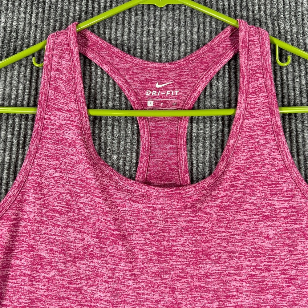 Nike Shirt Dri-Fit Womens Small Heather Purple Sleeveless Activewear Tank‎ Top